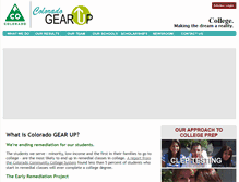 Tablet Screenshot of coloradogearup.org